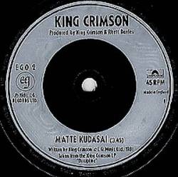 King Crimson : Matte Kudasai